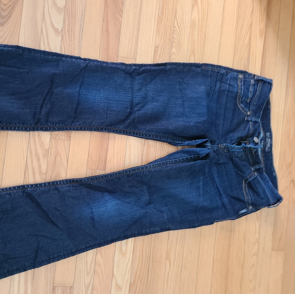 Ladies silver jeans